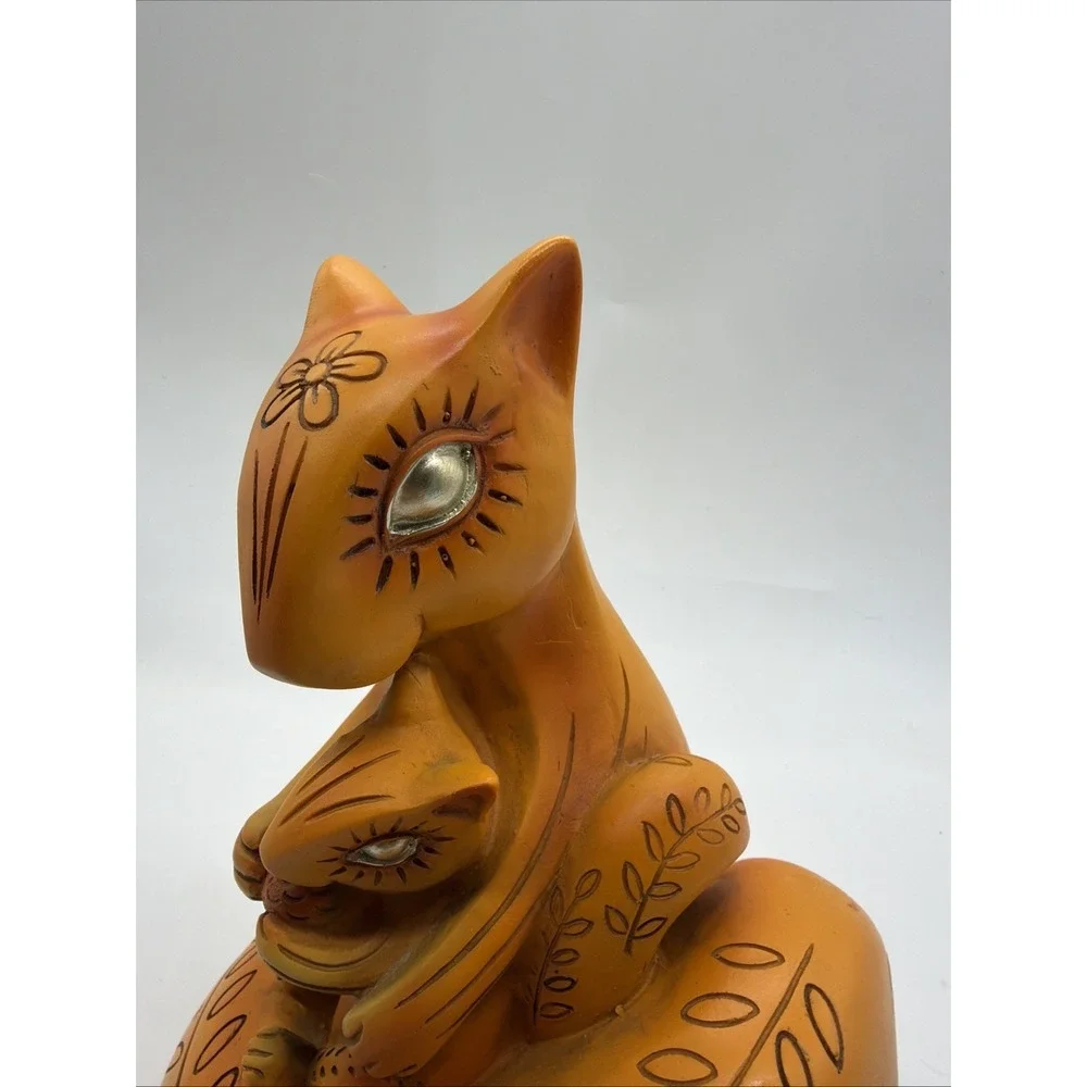 Handmade Wood Chipmunk‎ Squirrel Figurine Hand Painted